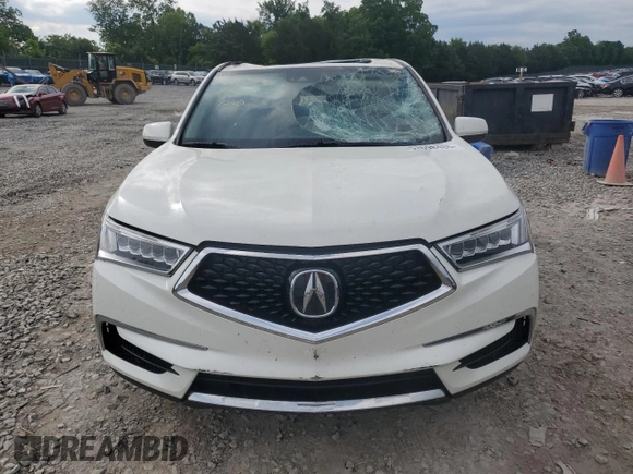 2017 Acura MDX Technology z VIN 5FRYD4H57HB034222, wystawiony jako Copart lot #57698485 z przebiegiem 85 414 mil mil oraz Szkoda całkowita • Salvage title. Historia ofert i sprzedaży dostępna na DreamBid. Obrazek 5.