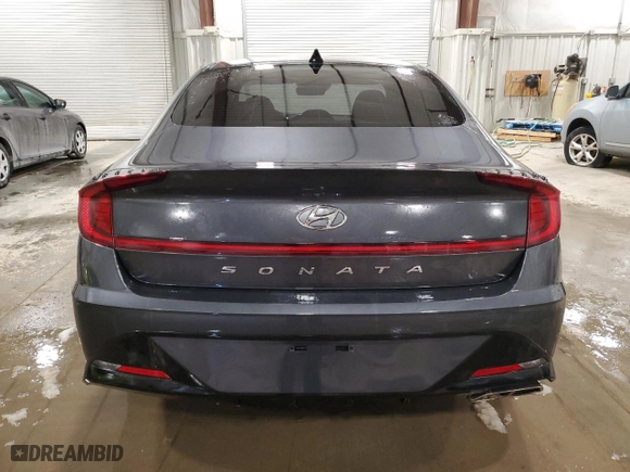 2020 Hyundai Sonata SEL with VIN 5NPEF4JAXLH027569, listed as a Copart auction lot 45305105 with 109,716 mi miles and Clean Title. Bid and sale history available at carsss.com. Image 6.