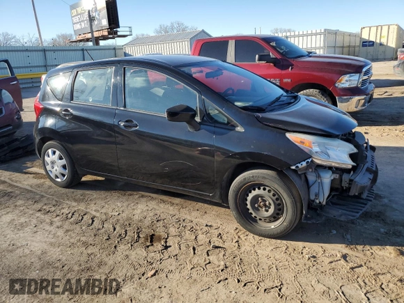 2016 Nissan Note S with VIN 3N1CE2CP1GL375124, listed as a Copart auction lot 47075765 with 103,724 mi miles and Salvage Title. Bid and sale history available at DreamBid. Image 4.