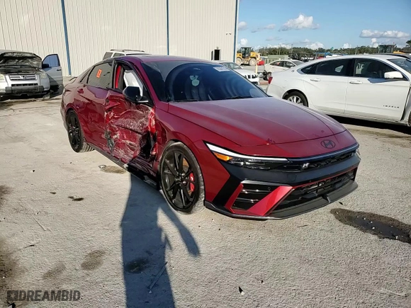 2024 Hyundai Elantra N with VIN KMHLW4DK6RU021516, listed as a Copart auction lot 85361514 with 6,814 mi miles and Non Repairable. Bid and sale history available at carsss.com. Image 11.