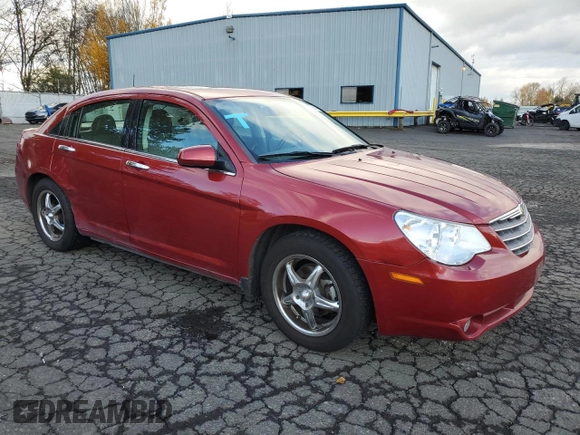 2007 Chrysler Sebring Limited with VIN 1C3LC66K27N535994, listed as a Copart auction lot 81200814 with 54,340 mi miles and Salvage title. Bid and sale history available at DreamBid. Image 4.