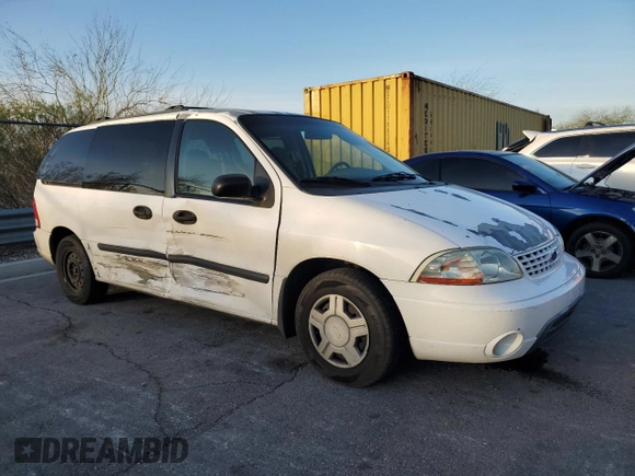 2002 Ford Windstar LX with VIN 2FMZA51492BB27040, listed as a Copart auction lot 49712345 with 86,157 mi miles and Salvage Title. Bid and sale history available at carsss.com. Image 4.