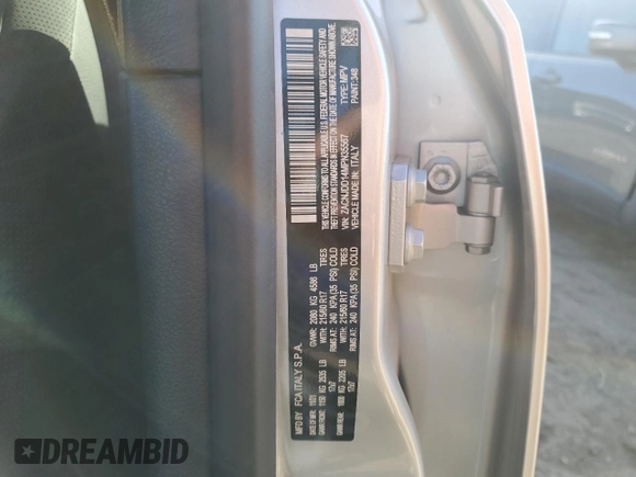 2021 Jeep Renegade Limited with VIN ZACNJDD14MPN35567, listed as a Copart auction lot 53393075 with 23,708 mi miles and Non repairable. Bid and sale history available at DreamBid. Image 15.