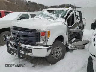 2017 Ford Super Duty F-250 SRW XLT with VIN 1FTBF2B67HEE34807, listed as a Copart auction lot 37773064 with Not Provided miles and Salvage Title. Bid and sale history available at carsss.com. Image 1.