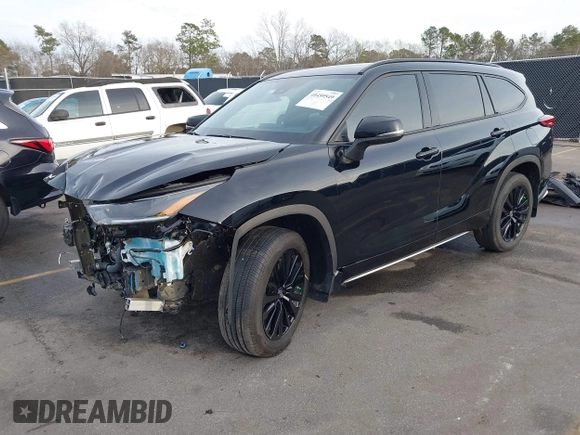 2023 Toyota Highlander L with VIN 5TDKDRAH0PS516095, listed as a IAAI auction lot 41459549 with 10,628 mi miles and . Bid and sale history available at DreamBid. Image 2.