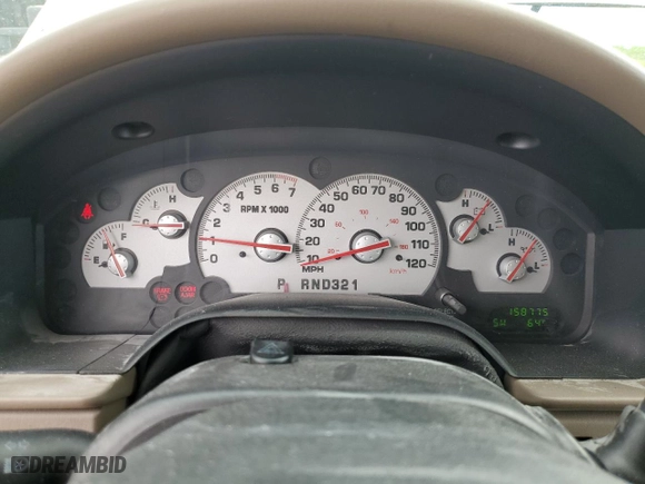 2003 Mercury Mountaineer Convenience with VIN 4M2ZU86K93UJ07655, listed as a Copart auction lot 58281074 with 158,775 mi miles and Salvage Title. Bid and sale history available at carsss.com. Image 9.