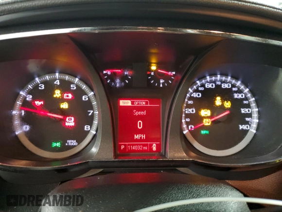 2015 GMC Terrain SLT with VIN 2GKFLXE33F6219276, listed as a Copart auction lot 42306535 with 114,032 mi miles and Salvage Title. Bid and sale history available at DreamBid. Image 9.
