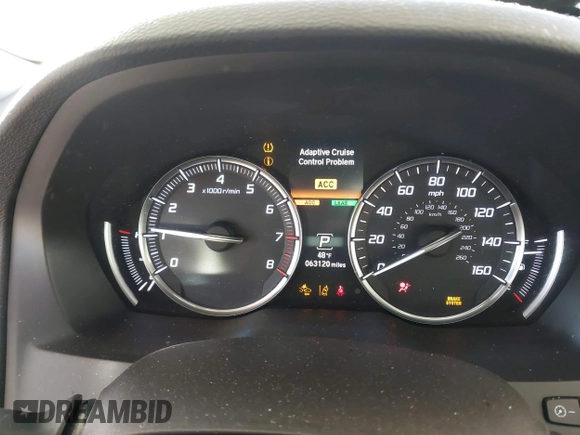2017 Acura MDX w/Technology Pkg with VIN 5J8YD4H59HL003506, listed as a IAAI auction lot 41318201 with 63,120 mi miles. Bid and sale history available at carsss.com. Image 7.