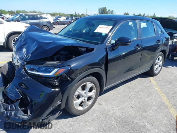 2023 Honda HR-V LX with VIN 3CZRZ1H30PM742854, listed as a IAAI auction lot 41672853 with 30,048 mi miles and . Bid and sale history available at DreamBid. Image 18.