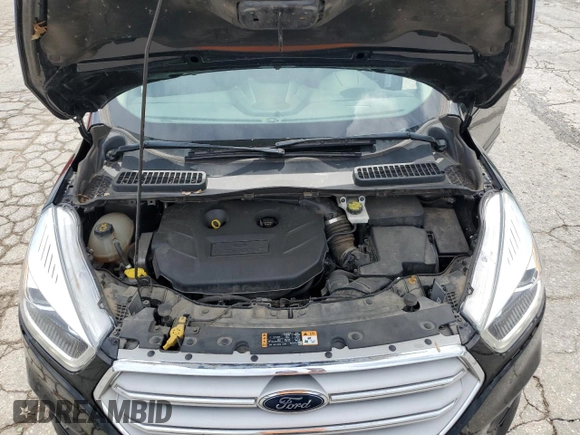 2018 Ford Escape Titanium with VIN 1FMCU0J92JUC84901, listed as a Copart auction lot 60428635 with 69,210 mi miles and Salvage title. Bid and sale history available at DreamBid. Image 12.