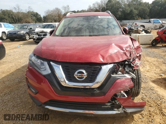 2017 Nissan Rogue S with VIN JN8AT2MT6HW393849, listed as a Copart auction lot 43326035 with 81,459 mi miles and Salvage Title. Bid and sale history available at carsss.com. Image 5.