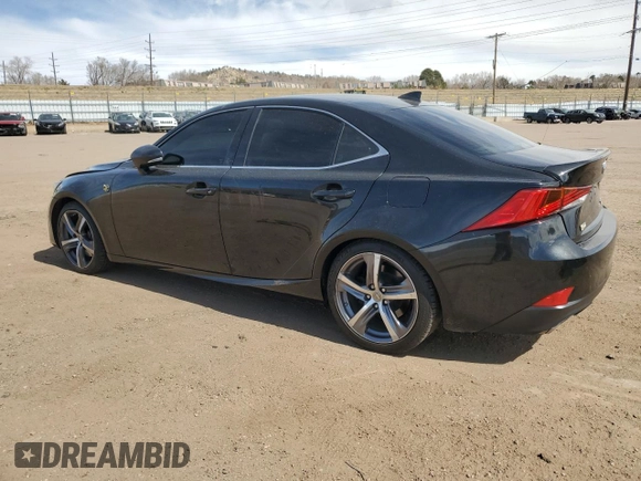 2017 Lexus IS 300 with VIN JTHCM1D29H5018836, listed as a Copart auction lot 49349415 with 76,456 mi miles and Salvage title. Bid and sale history available at DreamBid. Image 2.