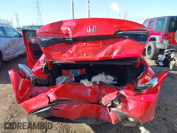 2024 Honda Civic Sport with VIN 2HGFE2F58RH538028, listed as a IAAI auction lot 41983173 with 23,356 mi miles and . Bid and sale history available at DreamBid. Image 6.