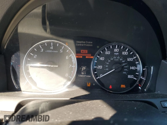 2018 Acura RLX Technology with VIN JH4KC1F53JC000257, listed as a Copart auction lot 75727304 with 144,037 mi miles and Clean Title. Bid and sale history available at carsss.com. Image 9.
