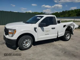 2022 Ford F-150 XL with VIN 1FTMF1C53NKE66000, listed as a Copart auction lot 51859275 with 21,645 mi miles and Salvage title. Bid and sale history available at DreamBid. Image 1.