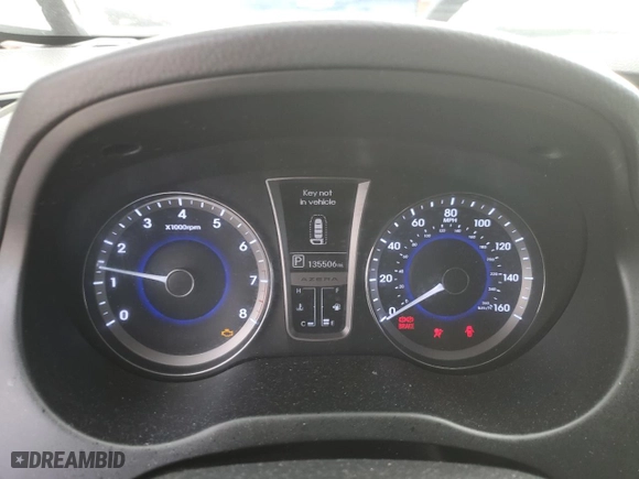 2013 Hyundai Azera with VIN KMHFG4JG2DA218865, listed as a Copart auction lot 79043754 with 135,506 mi miles and Salvage Title. Bid and sale history available at carsss.com. Image 9.