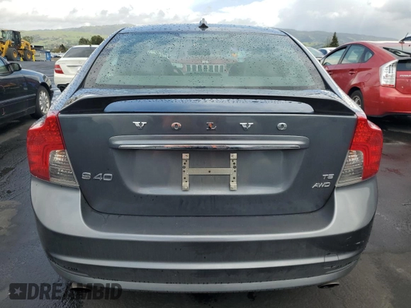 2010 Volvo S40 R-Design with VIN YV1672MH7A2513697, listed as a Copart auction lot 51437655 with 0 mi miles and Salvage Title. Bid and sale history available at carsss.com. Image 6.