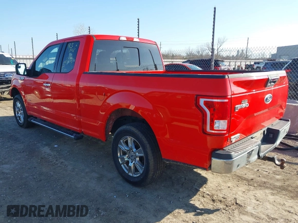 2015 Ford F-150 XL with VIN 1FTEX1CP7FKD26231, listed as a IAAI auction lot 41012274 with 120,974 mi miles. Bid and sale history available at carsss.com. Image 3.