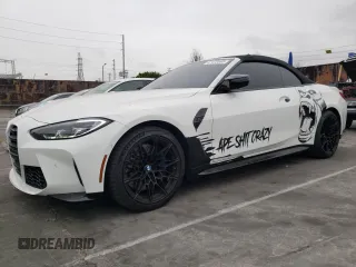 2024 BMW M4 Competition xDrive with VIN WBS33BA01RCP16148, listed as a Copart auction lot 47478585 with 11,532 mi miles and Salvage Title. Bid and sale history available at carsss.com. Image 1.