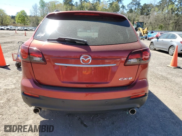 2015 Mazda CX-9 Grand Touring with VIN JM3TB2DA3F0449999, listed as a Copart auction lot 50069875 with 54,228 mi miles and Salvage Title. Bid and sale history available at DreamBid. Image 6.