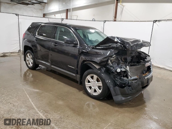 2015 GMC Terrain SLE z VIN 2GKFLVEK9F6149407, wystawiony jako Copart lot #56073465 z przebiegiem 91 994 mil mil oraz Czysty tytuł • Clean title. Historia ofert i sprzedaży dostępna na DreamBid. Obrazek 4.