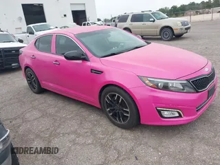 2014 Kia Optima LX z VIN KNAGM4A77E5453187, wystawiony jako IAAI lot #42357588 z przebiegiem 162 501 mil mil oraz . Historia ofert i sprzedaży dostępna na DreamBid. Obrazek 1.