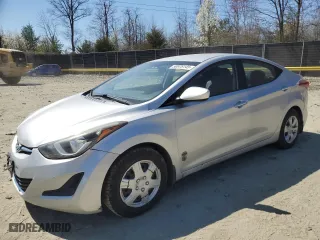2016 Hyundai Elantra GL with VIN 5NPDH4AE0GH794944, listed as a Copart auction lot 50978145 with 130,901 mi miles and Clean Title. Bid and sale history available at carsss.com. Image 1.