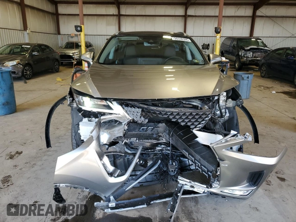 2022 Lexus RX with VIN 2T2HZMDA4NC331708, listed as a Copart auction lot 50336595 with 9,068 mi miles and Salvage Title. Bid and sale history available at carsss.com. Image 5.