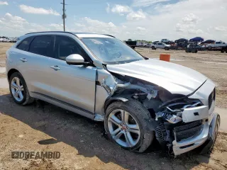 2017 Jaguar F-Pace 35t R-Sport with VIN SADCL2BV1HA080511, listed as a Copart auction lot 58435845 with 78,926 mi miles and Salvage title. Bid and sale history available at DreamBid. Image 4.