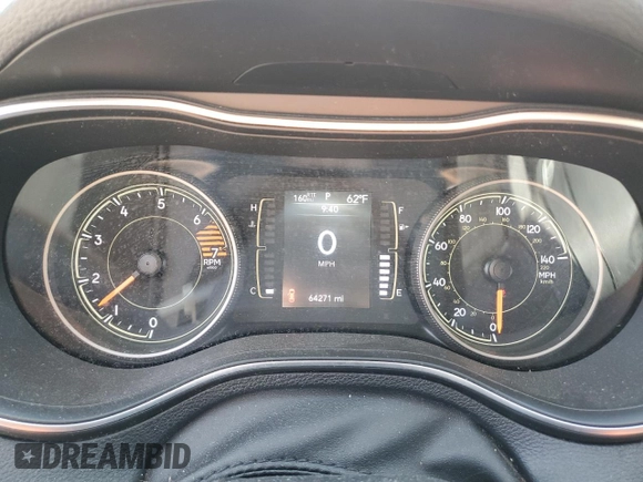 2019 Jeep Cherokee Latitude Plus with VIN 1C4PJMLB5KD384675, listed as a Copart auction lot 53583855 with 64,271 mi miles and Salvage Title. Bid and sale history available at DreamBid. Image 9.