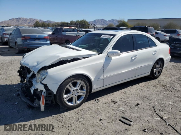 2005 Mercedes-Benz E 5.0L with VIN WDBUF70JX5A628150, listed as a Copart auction lot 46887025 with Not Provided miles and Salvage Title. Bid and sale history available at carsss.com. Image 1.
