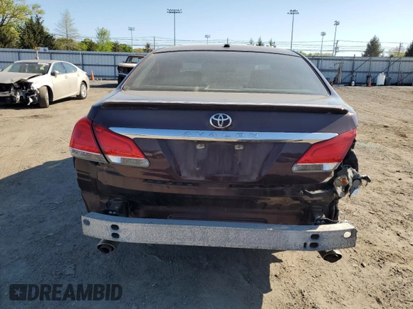 2011 Toyota Avalon with VIN 4T1BK3DB8BU383757, listed as a Copart auction lot 54516475 with 261,040 mi miles and Salvage Title. Bid and sale history available at carsss.com. Image 6.
