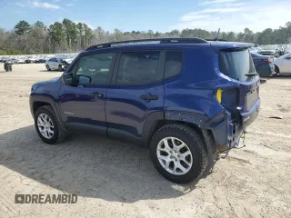2018 Jeep Renegade Sport with VIN ZACCJBAB8JPJ44121, listed as a Copart auction lot 46393245 with 85,293 mi miles and Salvage title. Bid and sale history available at DreamBid. Image 2.