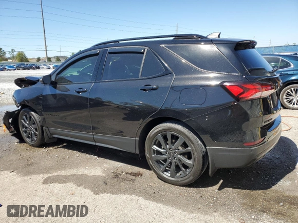 2023 Chevrolet Equinox RS with VIN 3GNAXMEG3PL250625, listed as a Copart auction lot 48932705 with 43,024 mi miles and Non repairable. Bid and sale history available at DreamBid. Image 2.