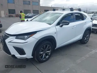 2020 Lexus NX 300 F Sport with VIN JTJSARBZ0L5014474, listed as a IAAI auction lot 42261367 with 73,693 mi miles and . Bid and sale history available at DreamBid. Image 18.