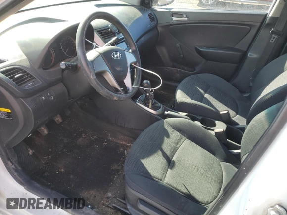 2016 Hyundai Accent SE with VIN KMHCT5AE5GU238520, listed as a Copart auction lot 47424015 with 222,125 mi miles and Salvage Title. Bid and sale history available at carsss.com. Image 7.