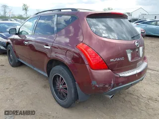 2007 Nissan Murano SL with VIN JN8AZ08W87W618441, listed as a IAAI auction lot 42126088 with 118,448 mi miles. Bid and sale history available at carsss.com. Image 3.
