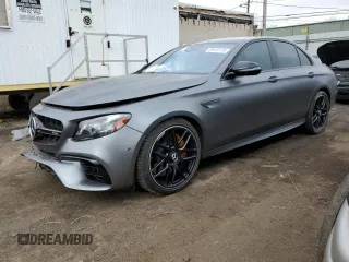 2019 Mercedes-Benz E 63 S AMG with VIN WDDZF8KB4KA508736, listed as a Copart auction lot 49618175 with 38,687 mi miles and Salvage title. Bid and sale history available at DreamBid. Image 1.