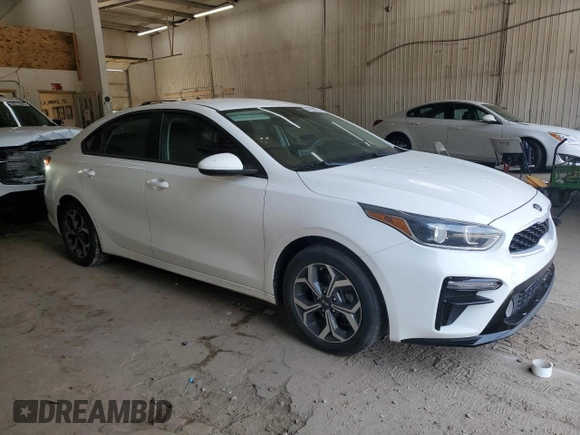 2021 Kia Forte LXS with VIN 3KPF24AD2ME264198, listed as a Copart auction lot 58553735 with 81,153 mi miles and Salvage title. Bid and sale history available at DreamBid. Image 4.