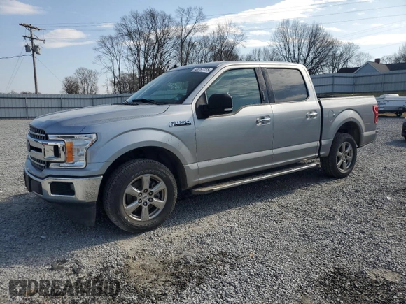 2020 Ford F-150 XL with VIN 1FTEW1C50LFB17628, listed as a Copart auction lot 43957755 with 100,119 mi miles and Salvage Title. Bid and sale history available at carsss.com. Image 1.