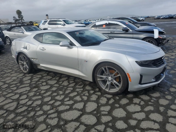 2019 Chevrolet Camaro 1LT with VIN 1G1FB1RX9K0155460, listed as a Copart auction lot 45410155 with 97,589 mi miles and Salvage Title. Bid and sale history available at carsss.com. Image 4.