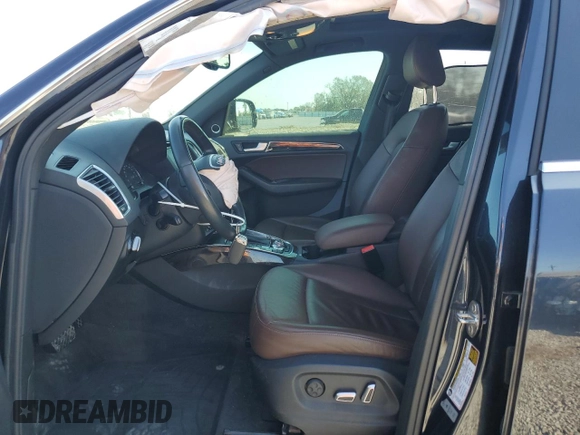 2014 Audi Q5 Premium Plus with VIN WA1DGAFP3EA105991, listed as a Copart auction lot 44204945 with 115,102 mi miles and Salvage Title. Bid and sale history available at carsss.com. Image 7.