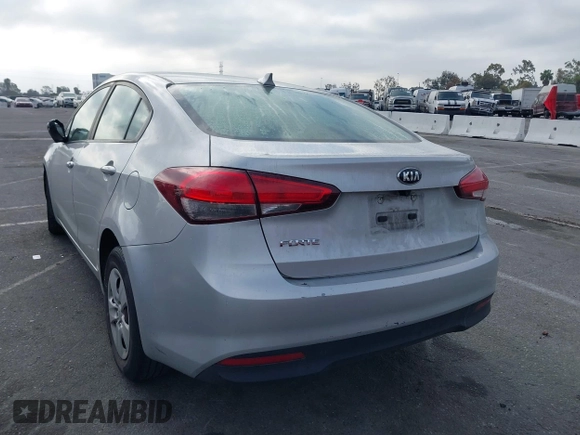 2017 Kia Forte LX with VIN 3KPFK4A71HE096490, listed as a IAAI auction lot 42085810 with 152,924 mi miles. Bid and sale history available at carsss.com. Image 3.