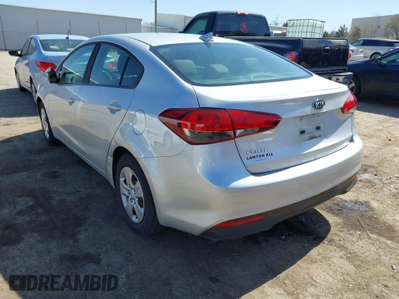 2018 Kia Forte LX with VIN 3KPFL4A7XJE232179, listed as a IAAI auction lot 41772608 with 93,021 mi miles. Bid and sale history available at carsss.com. Image 3.