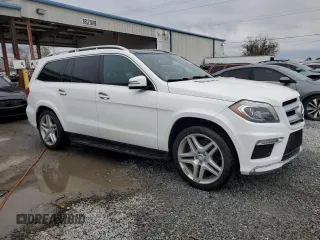 2016 Mercedes-Benz GL with VIN 4JGDF7DE0GA658397, listed as a Copart auction lot 88508425 with 0 mi miles and Salvage Title. Bid and sale history available at carsss.com. Image 4.