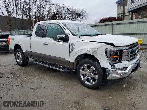 2021 Ford F-150 XL with VIN 1FTFX1E85MKD62166, listed as a Copart auction lot 79425944 with 52,130 mi miles and Salvage title. Bid and sale history available at DreamBid. Image 4.
