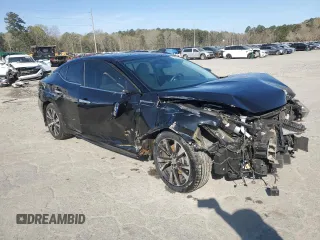 2017 Nissan Maxima SV with VIN 1N4AA6AP8HC440368, listed as a Copart auction lot 48684055 with 96,400 mi miles and Salvage Title. Bid and sale history available at carsss.com. Image 4.