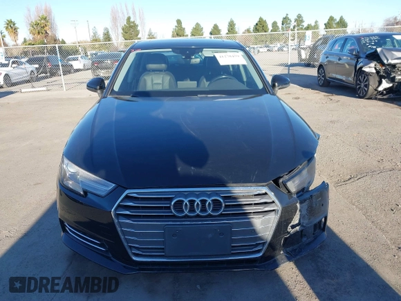 2017 Audi A4 Premium with VIN WAUGNAF43HN003244, listed as a IAAI auction lot 41278459 with 47,036 mi miles. Bid and sale history available at carsss.com. Image 12.