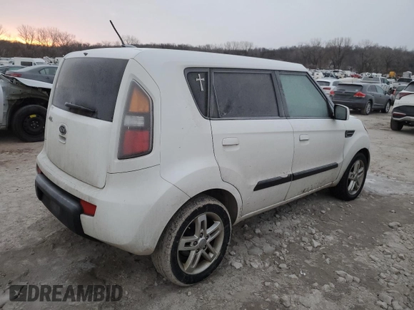 2010 Kia Soul + with VIN KNDJT2A20A7145233, listed as a Copart auction lot 89182355 with 199,077 mi miles and Salvage Title. Bid and sale history available at carsss.com. Image 3.