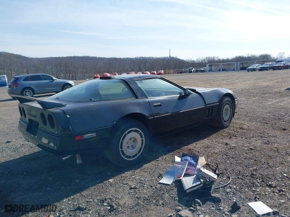 1986 Chevrolet Corvette with VIN 1G1YY0786G5107633, listed as a IAAI auction lot 41780481 with 72,679 mi miles. Bid and sale history available at carsss.com. Image 4.